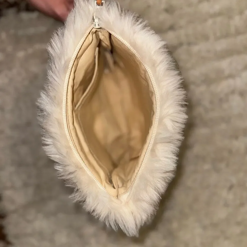 NORDSTROM Faux Fur Pouch